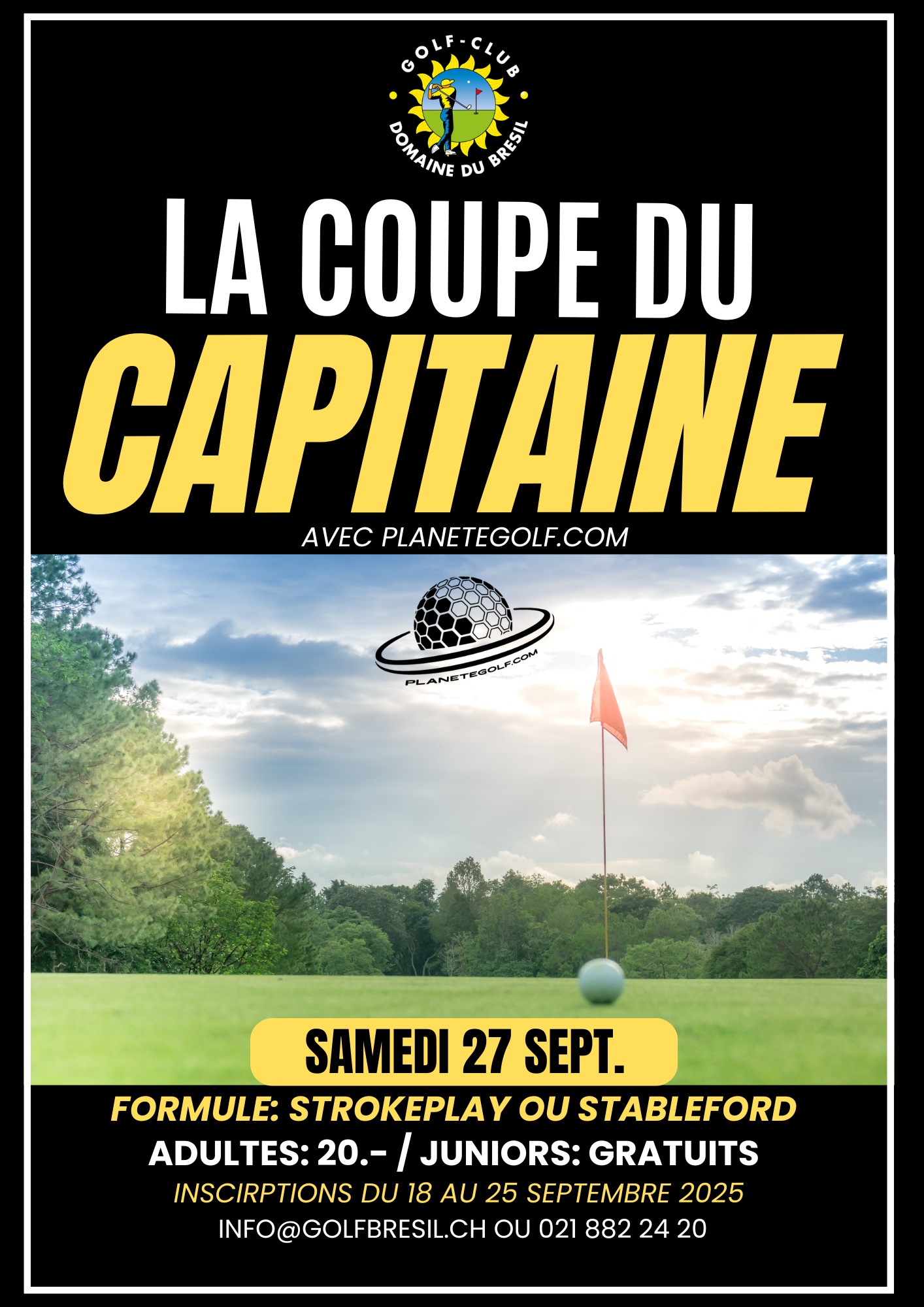 La Coupe du Capitaine par planetegolf.com