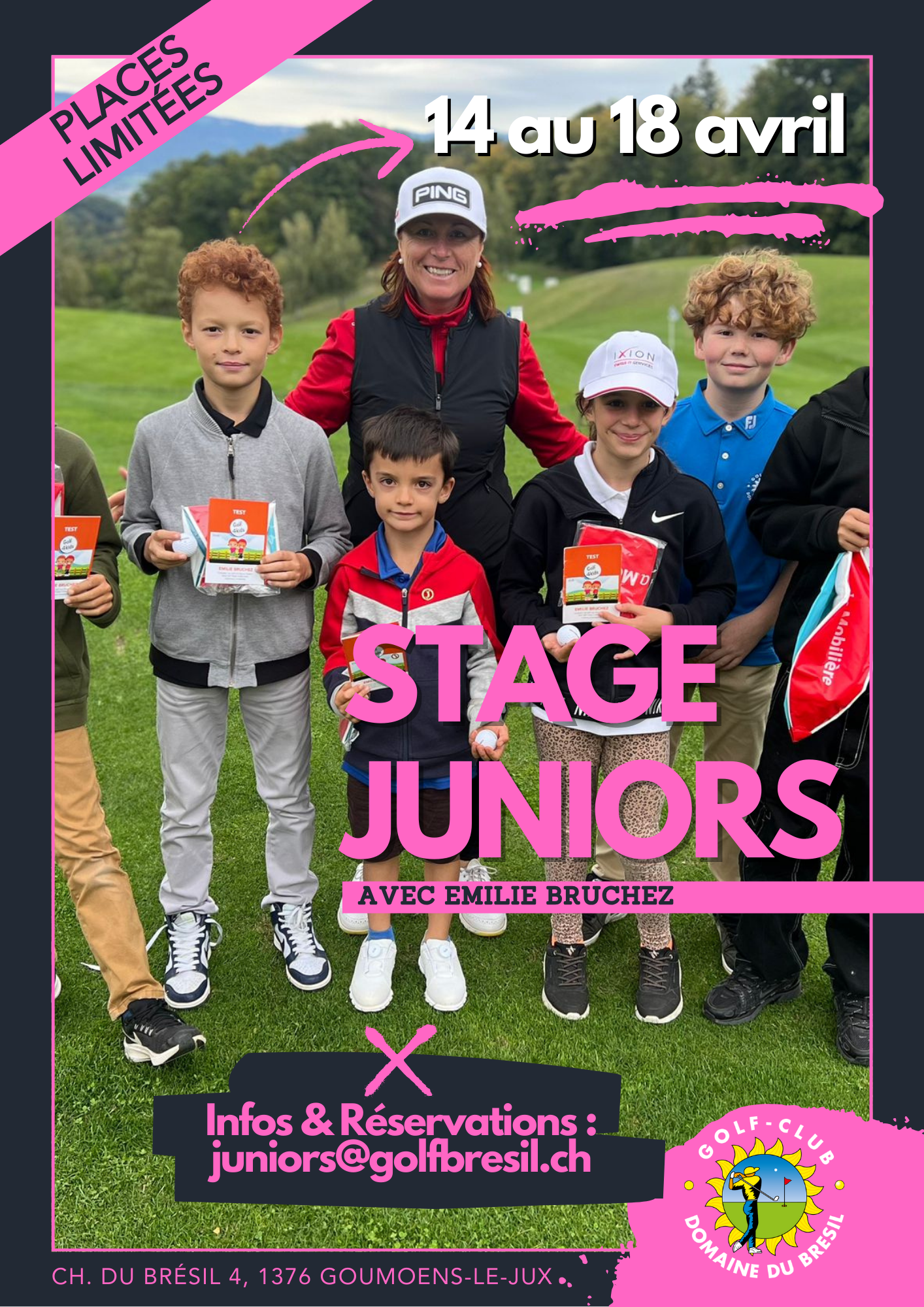 Stage de Pâques Juniors avec Emilie Bruchez